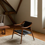 Bambi 56/2 | Lounge Chair | Leather Back + Seat | Various Finishes + Colours.