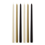 Spire Smooth Tapered Candles | Set of 6 | Neutral