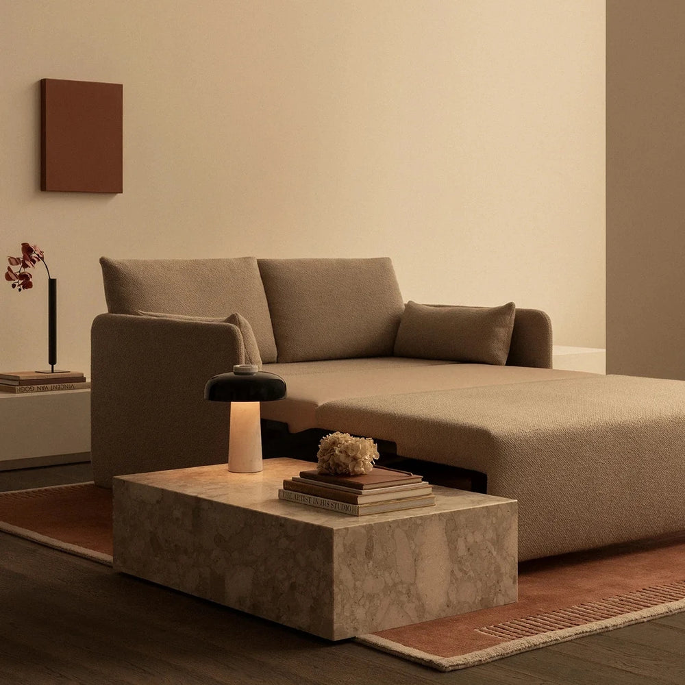 Offset 2-Seater Sofa Bed | Various Colours + Fabrics