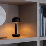 Two | LED Portable Table Lamp | Black.