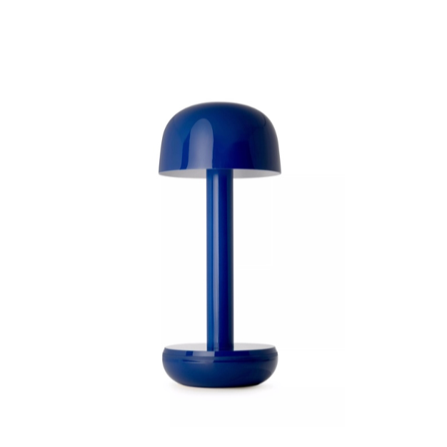 Two | LED Portable Table Lamp | Cobalt Blue