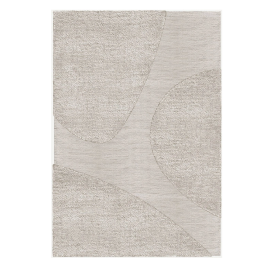 Punja Plasma Wool Rug | Sand | Various Sizes