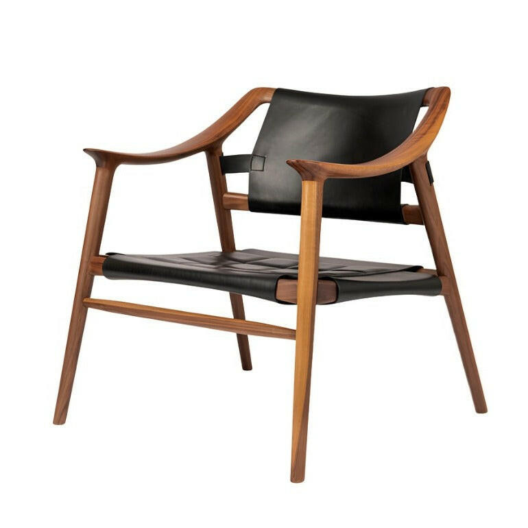 Bambi 56/2 | Lounge Chair | Leather Back + Seat | Various Finishes + Colours