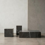 Plinth | Black Marble Marquina | Various Sizes.