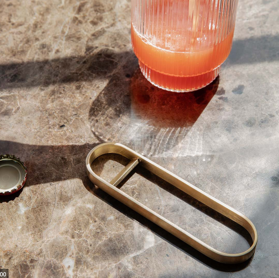 MAP STORES_ Fein Bottle Opener | Brass_ FERM LIVING_ .